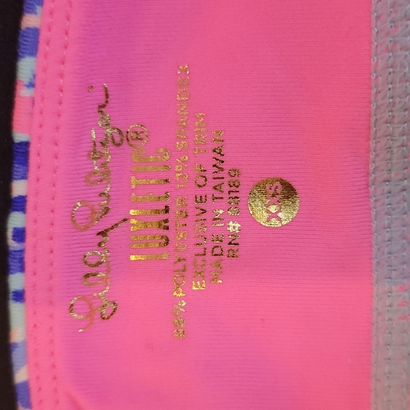 Lilly Pulitzer Luxletic Floral Lux Weekender Cabana Cocktail Crop Leggings XXS - Picture 6 of 6